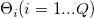 \Theta_i (i=1 ... Q)
