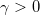 \gamma >0