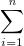 \sum_{i=1}^\mathit{n}