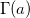 \Gamma (a)