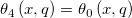 \theta _4\left( x,q\right) =\theta _0\left( x,q\right)