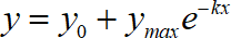 SingleExpOffset Funcion formula.png