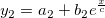 y_2 = a_2 + b_2e^{\frac{x}{c}}
