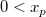  0 < x_p 