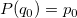 P(q_0)=p_0