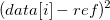 (data[i]-ref)^2