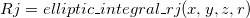 Rj = elliptic\_integral\_rj(x,y,z,r)