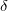 \delta