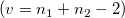 (v = n_1+n_2-2)