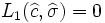 L_1(\widehat{c},\widehat{\sigma })=0 \,\!