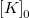 \left[ K\right] _0
