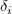\delta _i\,