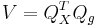 V=Q_X^TQ_g