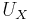 U_X\ 