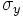 \sigma _y\,