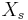 X_s\ 