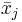 \bar{x}_j\ 