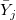 \bar{Y}_{j}