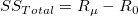 SS_{Total} = R_{\mu}-R_{0}
