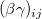 (\beta\gamma)_{ij}\,\!