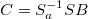 C=S_a^{-1}SB\ 