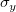 \sigma _y\,