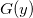 G(y)\,