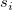 s_i\,\!