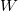 W\,\!