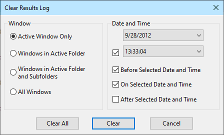 DB clear results log.png