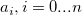 a_i, i=0...n