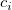 c _{i}\,\!