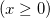 \left( x\geq 0\right) 