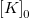 \left[ K\right] _0