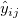 \hat{y}_{ij}