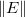 \left \|E\right \|