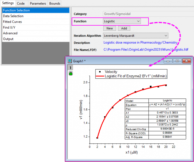 NLFit Dialog Quick Start Sigmoidal.png