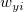 w_{yi}