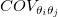 COV_{\theta_i \theta_j}