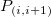 P_{(i,i+1)}\!