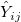 \hat{Y}_{ij}