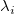 \lambda_i\ 