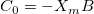 C_0=-X_mB\ 