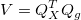 V=Q_X^TQ_g