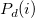 P_d(i)\,\!