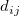 d_{ij}\ 