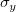 \sigma _y\,