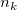 n_{k}\,\!