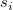 s_i\,\!
