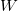 W\,\!